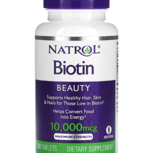 بيوتين ١٠٠ كبسول - Natrol Biotin -10.000mcg -100 Tablets