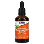 مستخلص الاشواجندا العضوي السائل 59 مل Now Ashwagandha Extract, 2 fl oz (59 ml)