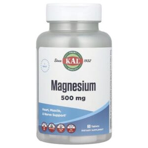 مغنيسيوم كال 500جرام -Magnesium KAL 500 mg, 60 Tablets