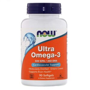 الترا اوميجا 3 ,٩٠ كبسول- Ultra Omega 3 Now