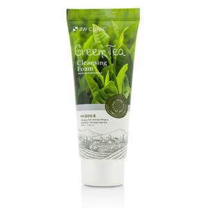 غسول البشرة الرغوى بالشاي الاخضر 3WClinic100ml