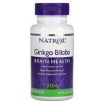 كبسولات جنكو بايلوبا 60 كبسولNATROL تركيز 120mg