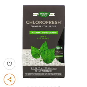 قطرة كلوروفيل ، بنكهة العناع 59 مل Chlorofresh