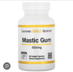 مستكه 60 كبسول تركيز 500 ملجم 500,California Gold Nutrition، Mastic Gum
