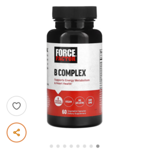 فورس فاكتور, مركب فيتامين ب ، 60 كبسولة-FORCE FACTOR Vitamin B Complex