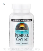 كبسولات الانوسيتول ناتشولرز سورس 100 كبسول Insitol&Choline Naturals Source