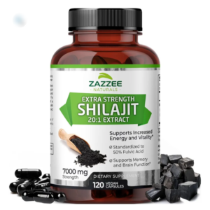 شيلاجيت 120 كبسول تركيز 7000 zazze