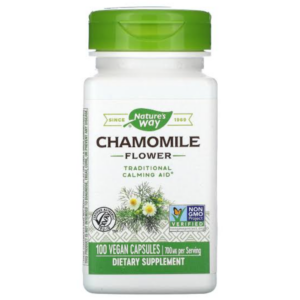 كبسولات البابونج ناتشرز واي‏ 100 كبسولة Chamomile Flower Nature way