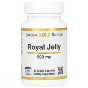 Royal jellycalifornia gold nutrition 30caps-كبسولات غذاء ملكات النحل 500 ملجم 30 كبسولة
