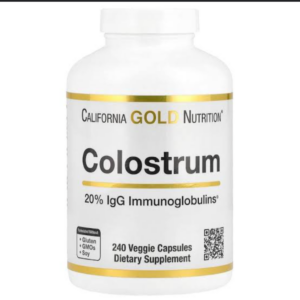 مسحوق اللبأ البقري 240 كبسول -California Gold Nutrition Colostrum 240 caps