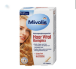 فيتامينات الشعر المتعدده مع الزنك والبيوتين ميفوليس الالمانيه 60 كبسولة | Mivolis DAS gesunde PLUS Hair Vital Vitamin Complex With Zinc 60 Caps GERMANY