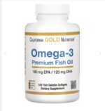 اوميجا 3 100 كبسولة كاليفورنيا جولد omega 3 premium fish oil 100 cap california gold