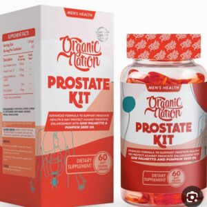 اقراص البروستاتا 60كبسول prostate kit organic nation 60 cap