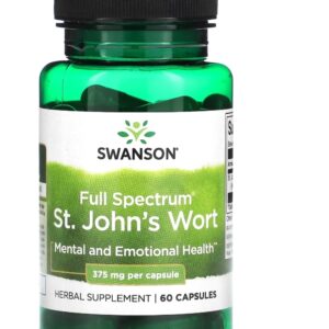 نبته القديس يوحنا 375ملجم 60كبسول st John's wort swanson 60cap