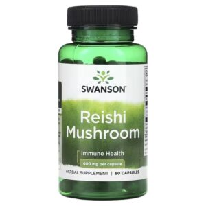 الفطر الريشي سوانسون 60 كبسول reishi mushroom 60 cap
