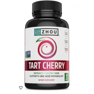 كبسولات مستخلص الكرز الحامض ,تارت شيري مع بذور الكرفس|Tart Cherry Extract with Celery Seed zhou | Advanced Uric Acid Cleanse for Joint Comfort, Healthy Sleep Cycles & Muscle Recovery | 60 Caps