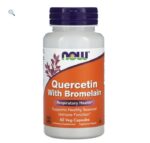 كبسولات الكريستين with bromelian now 60 capsules