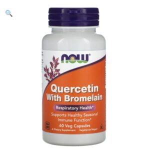 كبسولات الكريستين with bromelian now 60 capsules