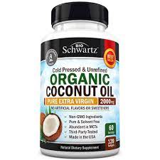 كبسولات جوز الهند - coconut oil schwartz