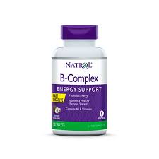 فيتامين بي كومبلكس Natrol b complex عدد 90 قرص استحلاب بنكهة جوز الهند