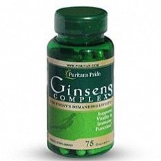 ginseng complex 75 capsules puritans pride