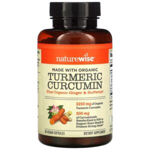 كركمين ناتشوروايس 90 كبسول turmeric curcumin 90 cap naturewise