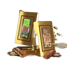 شوكولاتة دارك زيرو بالكنافة Zero Chocolate