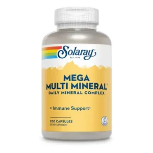 معادن متعددة 200 كبسول سولاراي mega multi minirals 200 cap solaray