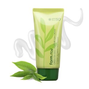 صن بلوك بالشاي الاخضر SPF50 Farm Stay 70gm